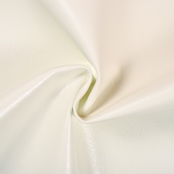 Ткань Дерматин (Кожзам) для мебели, цвет Белый (на отрез)  в Раменском
