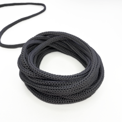 Шнур для одежды d-4.5мм, цвет Серый (на отрез)  в Раменском