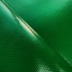 Тентовый материал ПВХ 600 гр/м2 плотная, Зелёный (Ширина 150см), на отрез  в Раменском, 600 г/м2, 1189 руб