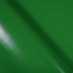 Ткань ПВХ 450 гр/м2, Зелёный (Ширина 160см), на отрез  в Раменском