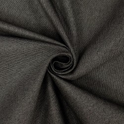 Ткань Рогожка (мебельная), цвет Тёмно-Серый (на отрез)  в Раменском