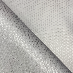 Ткань Оксфорд 300D PU Рип-Стоп СОТЫ, цвет Светло-Серый (на отрез)  в Раменском