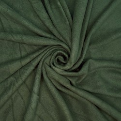 Флис Односторонний 130 гр/м2, цвет Темный хаки (на отрез)  в Раменском