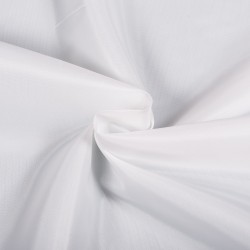 Ткань подкладочная Таффета 190Т, цвет Белый (на отрез)  в Раменском