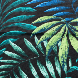 Интерьерная ткань Дак (DUCK), принт &quot;Тропические листья&quot; (на отрез)  в Раменском