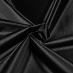 *Ткань Оксфорд 210D PU, цвет Черный (на отрез)  в Раменском